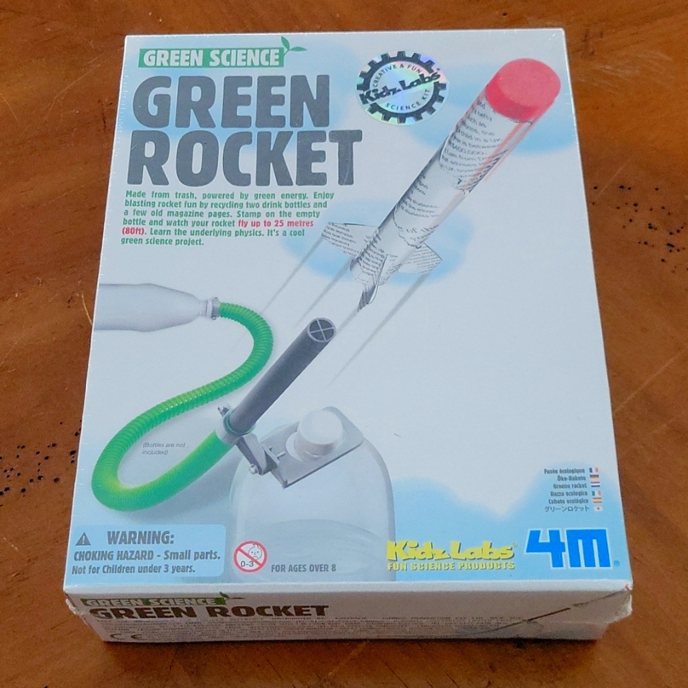 BUILD-A-ROCKET SCIENCE KIT, Creative/Fun Kidz Labs,HOME SCHOOL SCIENCE PROJECT